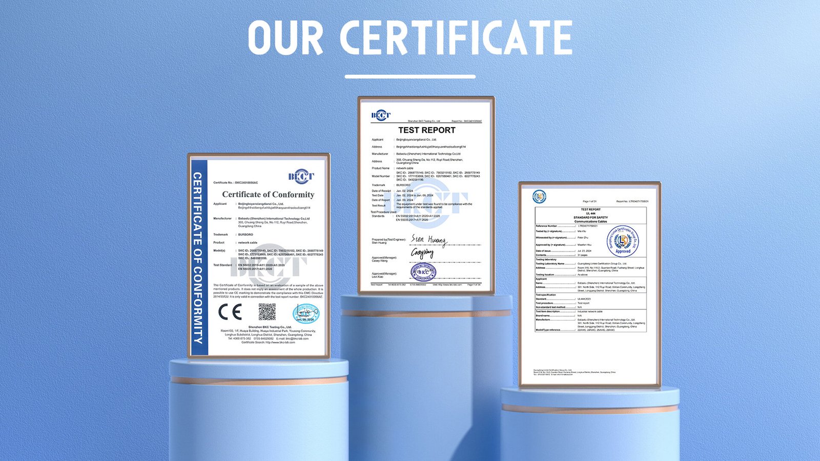 Certifications