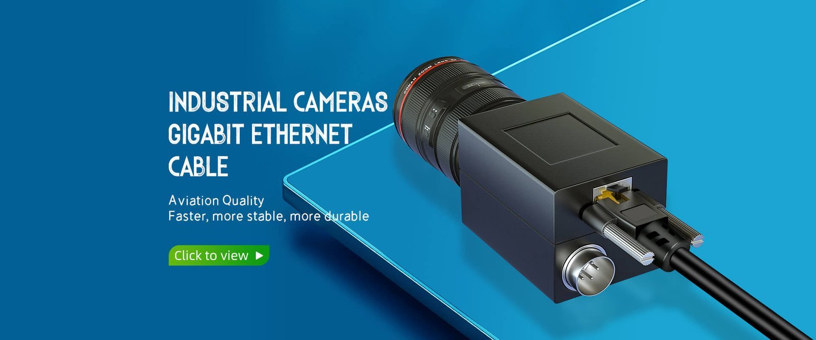 industrial cameras gigabit ethernet cable