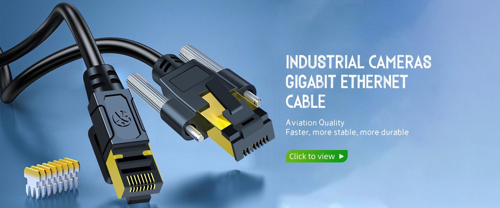 industrial cameras gigabit ethernet cable